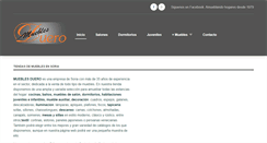 Desktop Screenshot of mueblesduero.com